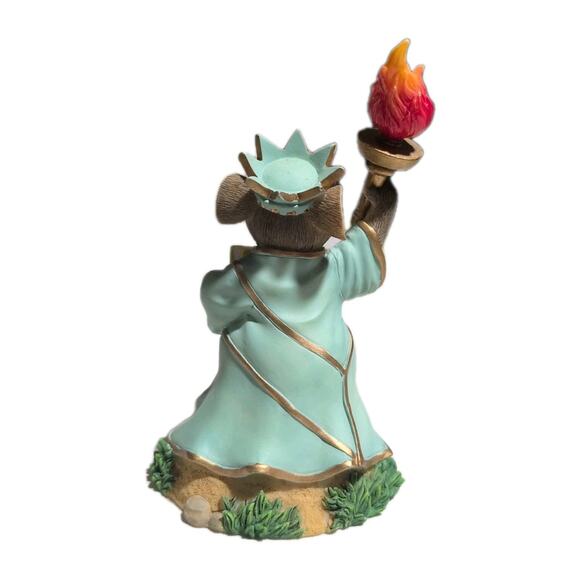 Fitz & Floyd Little Lady Liberty 2002 Limited Numbered Edition Mouse Lady Bug - Picture 4 of 10